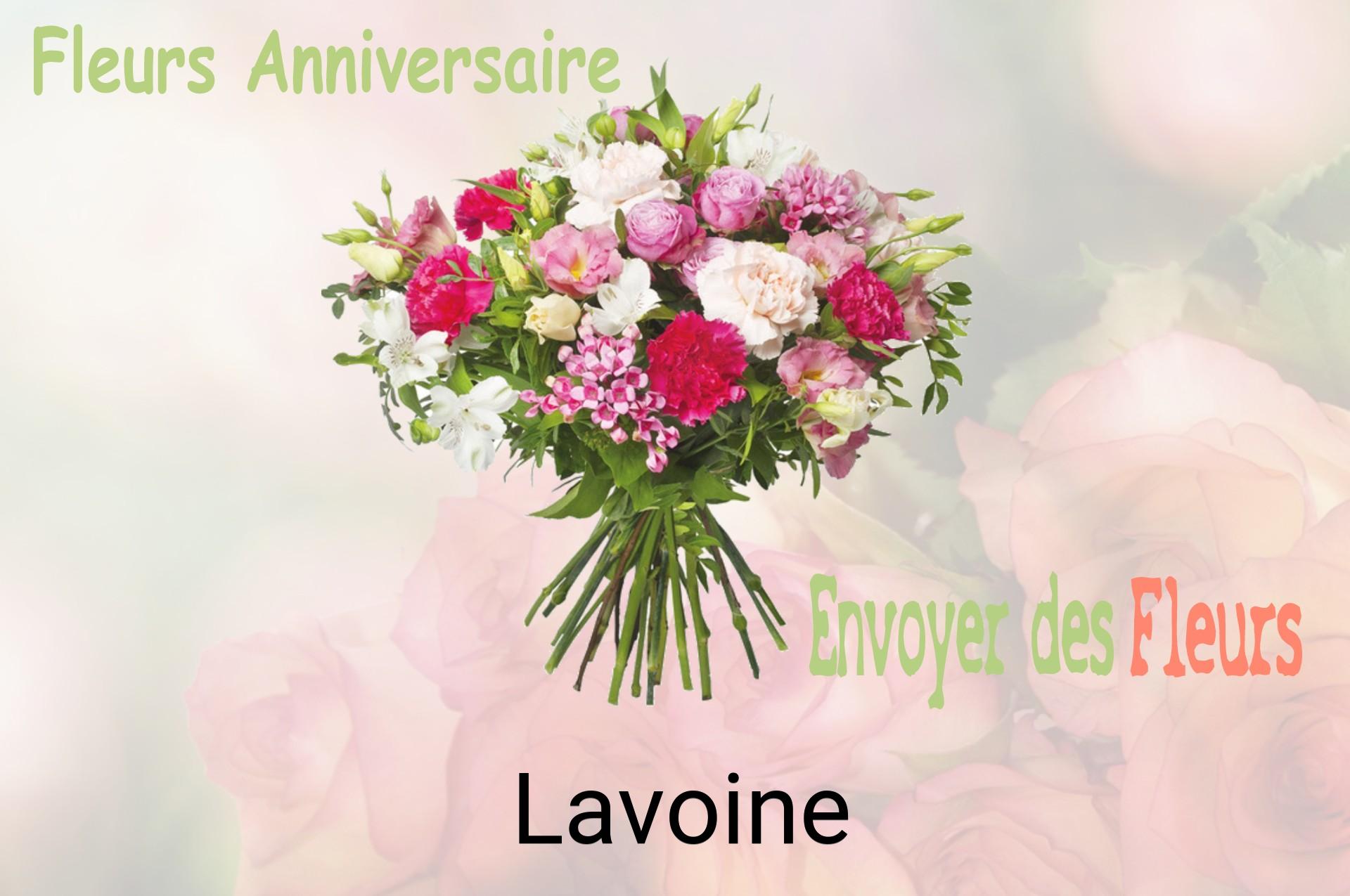 Bouquet de fleurs d’anniversaire livré à Lavoine